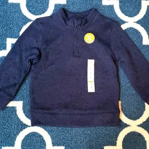 NWT 3T boys quarter zip jacket coat sweatshirt
